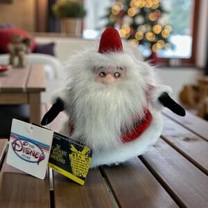 Nightmare Before Christmas Santa Sandy Claws Beanbag Plush Disney Store 6"